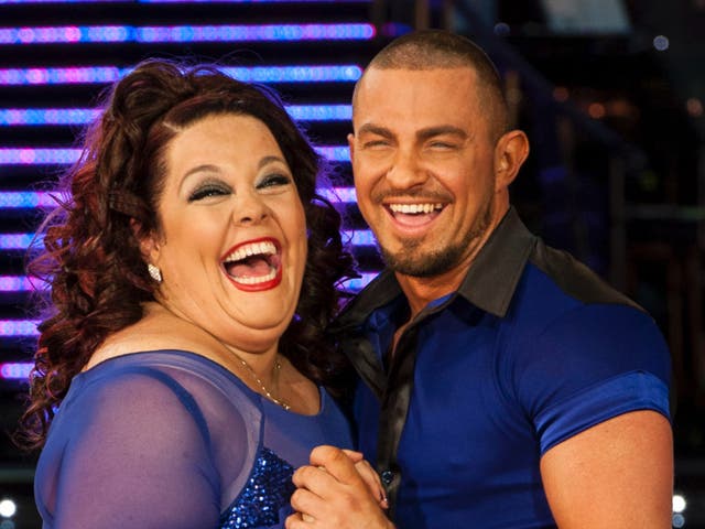 <p>Lisa Riley and Robin Windsor performed together in the Strictly Come Dancing Live Tour in 2013</p>