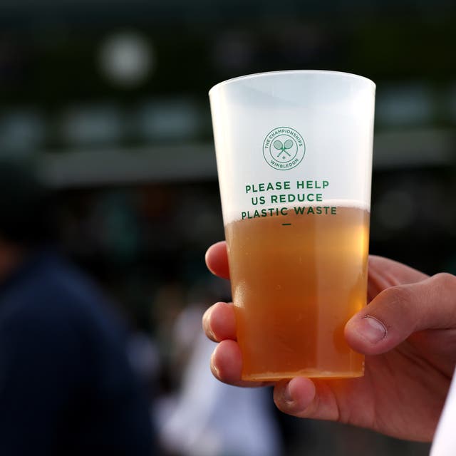 <p>Wimbledon organisers have confirmed that there is no plan for a booze ban</p>