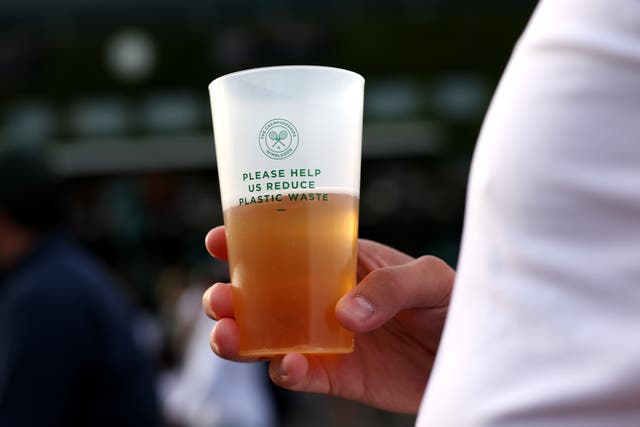 <p>Wimbledon organisers have confirmed that there is no plan for a booze ban</p>