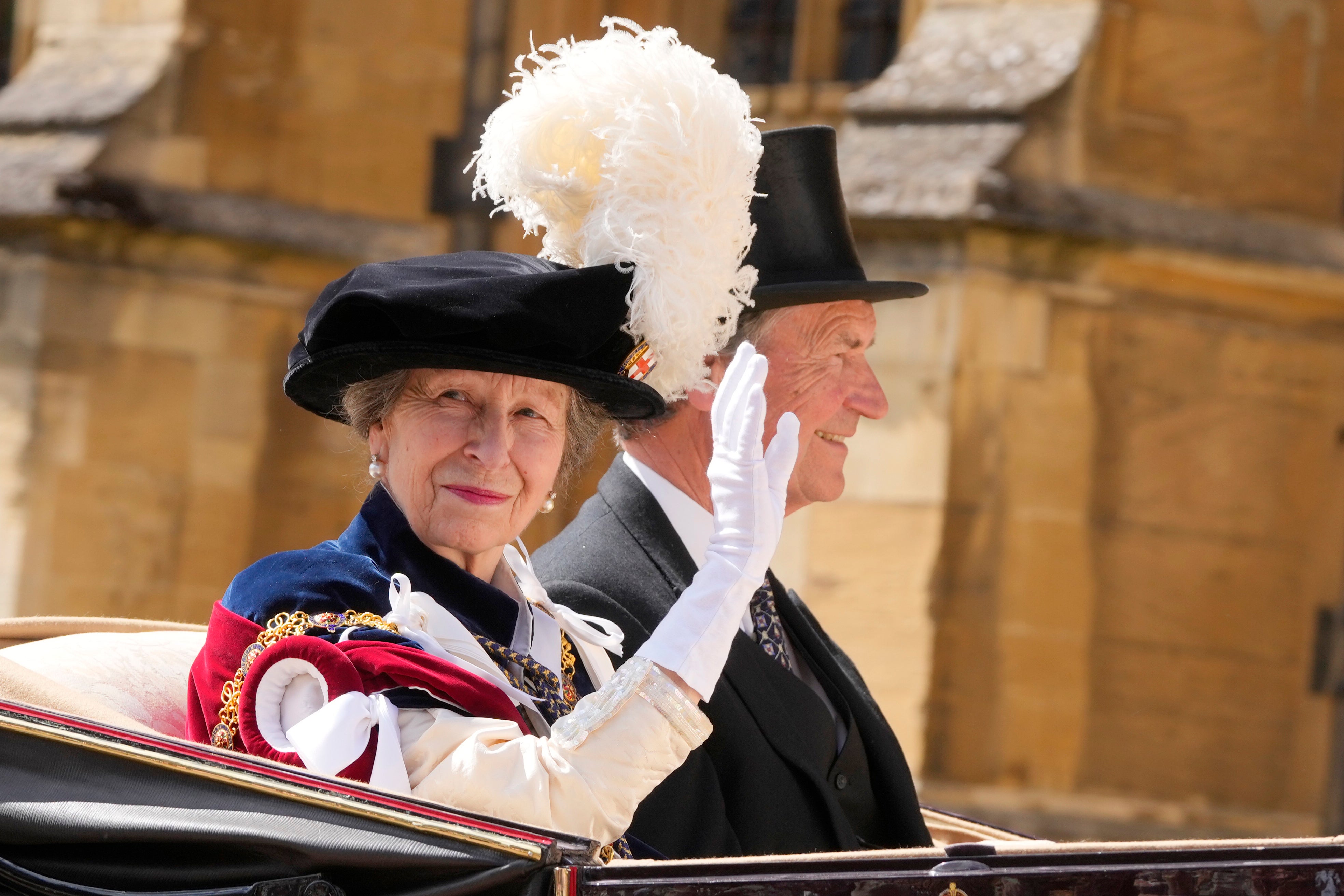 The Princess Royal, 73, was injured at her estate on Sunday evening.