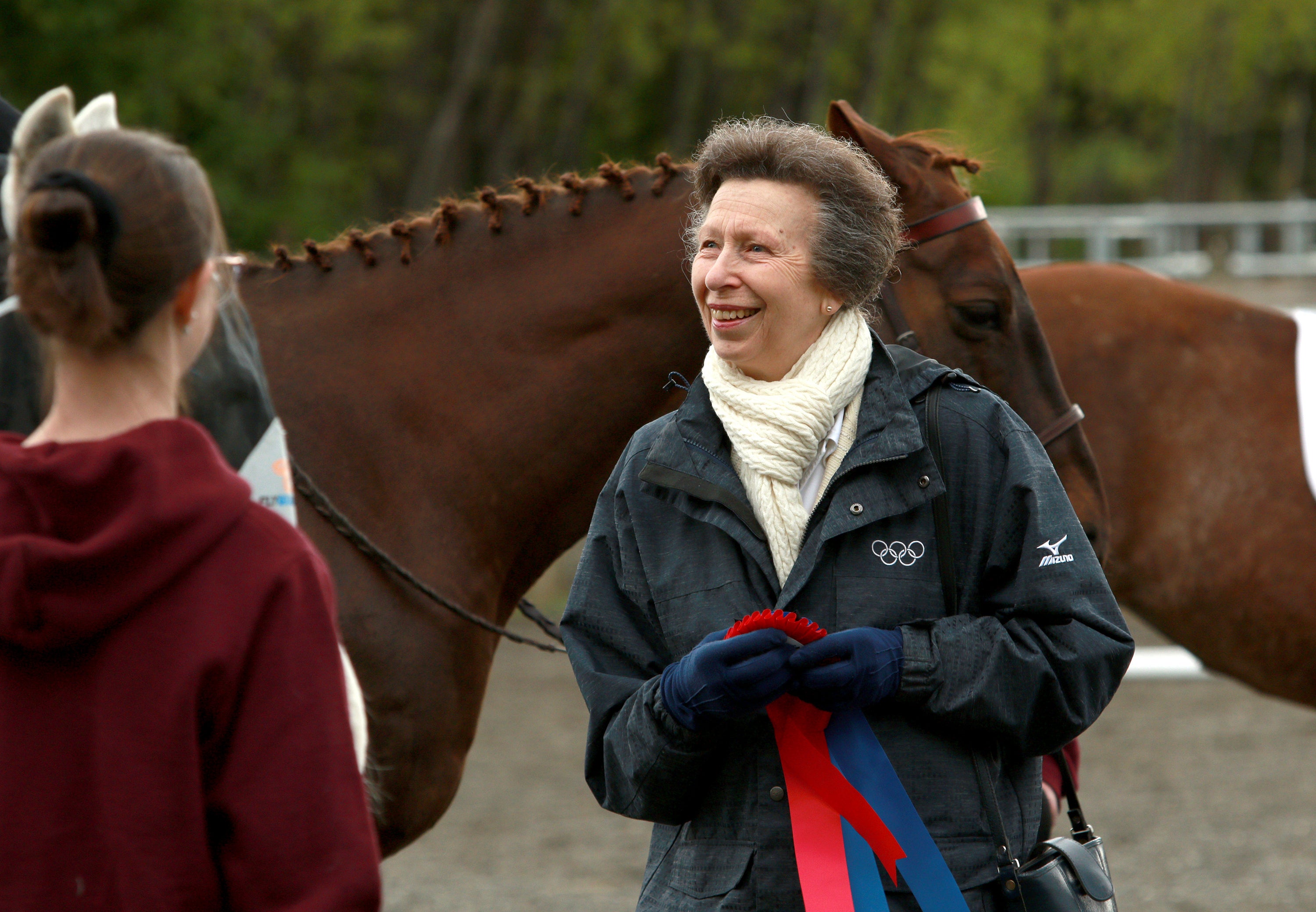 The princess is an experienced horsewoman and in fact competed in the equestrian category at the 1976 Olympic Games.