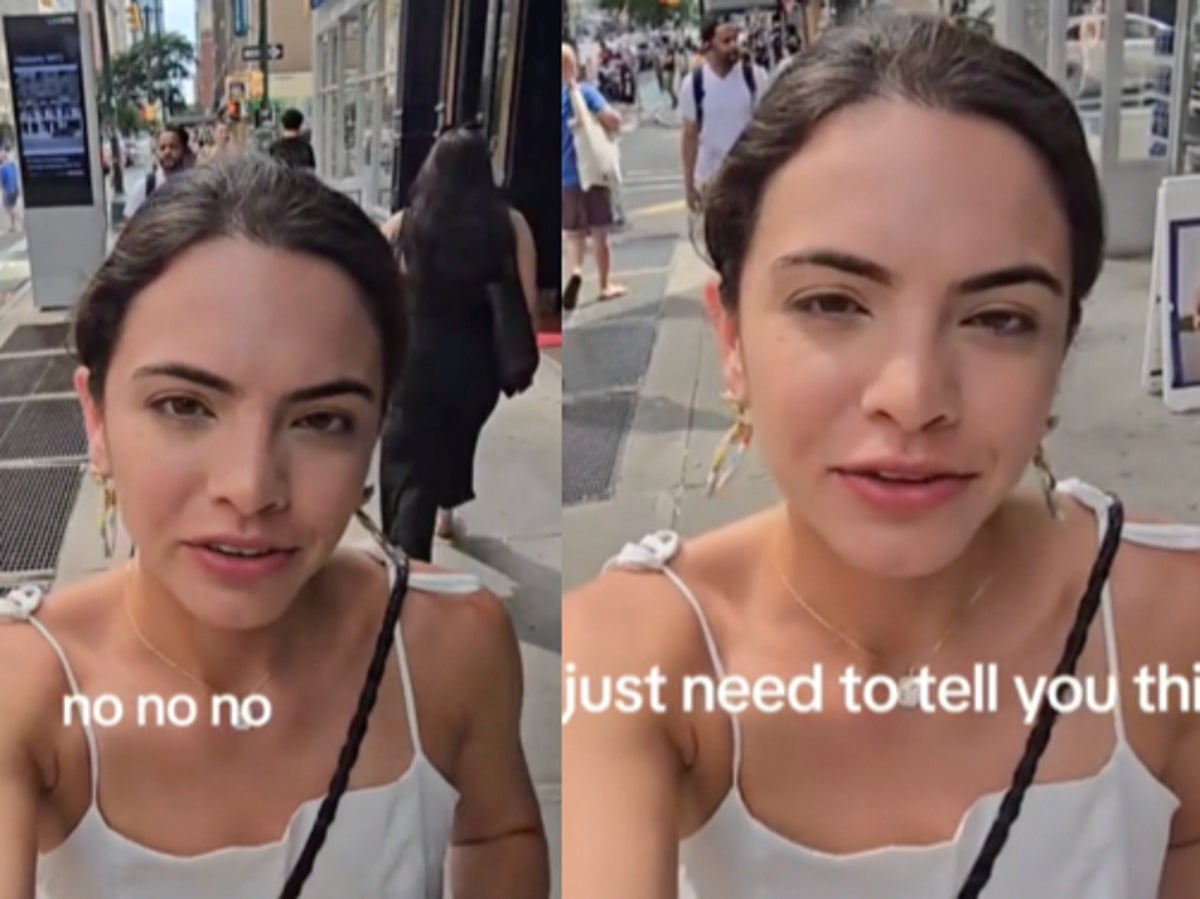 Stranger stops woman on the street to critique her outfit - but the internet is siding with him