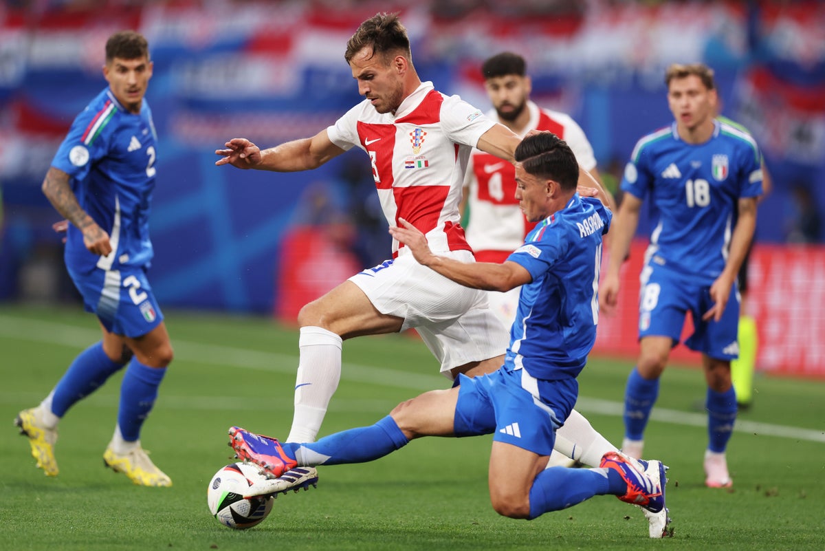 Croatia v Italy LIVE: Score and updates after dismal first half in pivotal Euro 2024 clash