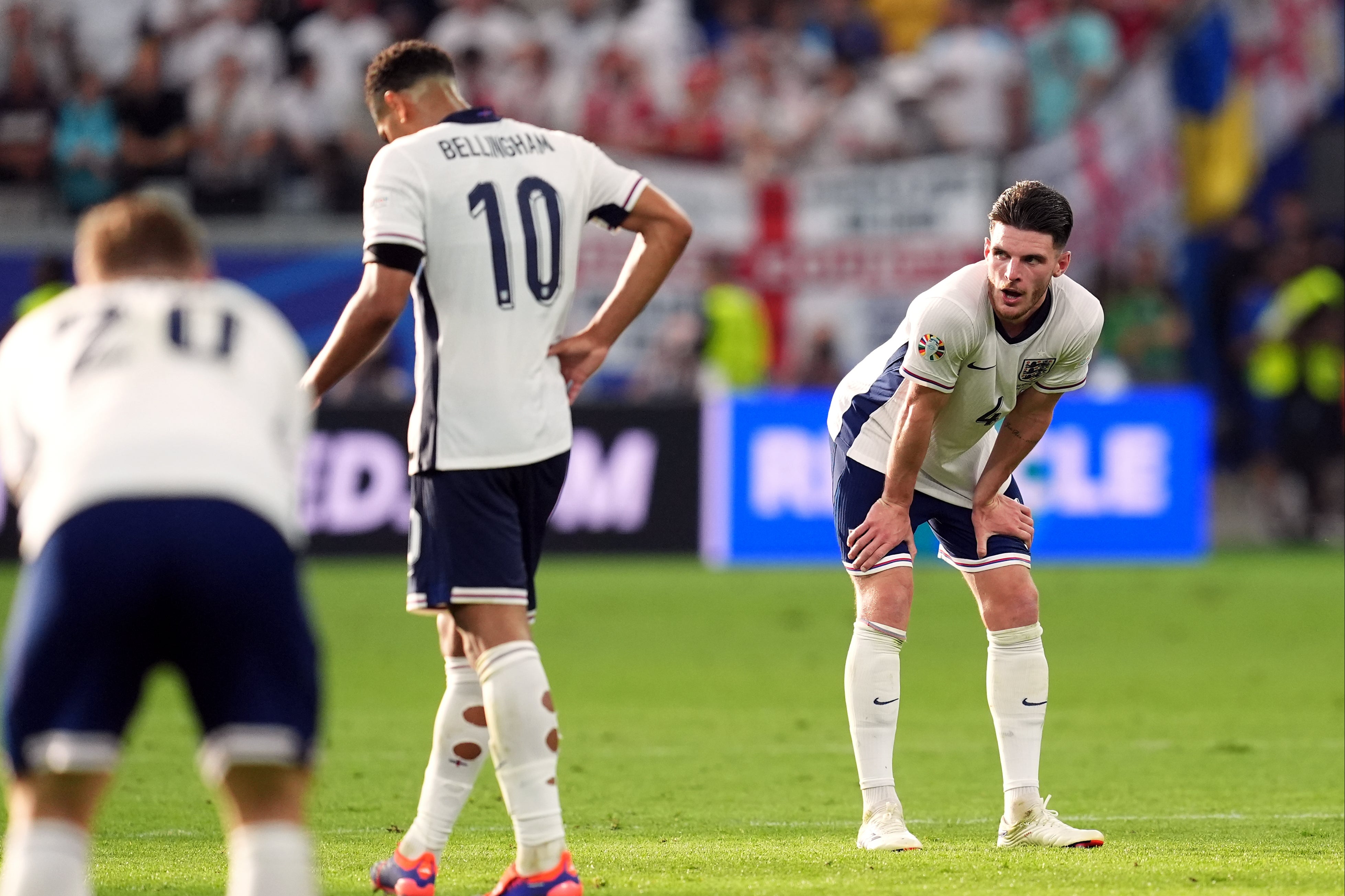 england football team, declan rice, gareth southgate, euro 2024, england desperately search for reset button in match that will define their tournament