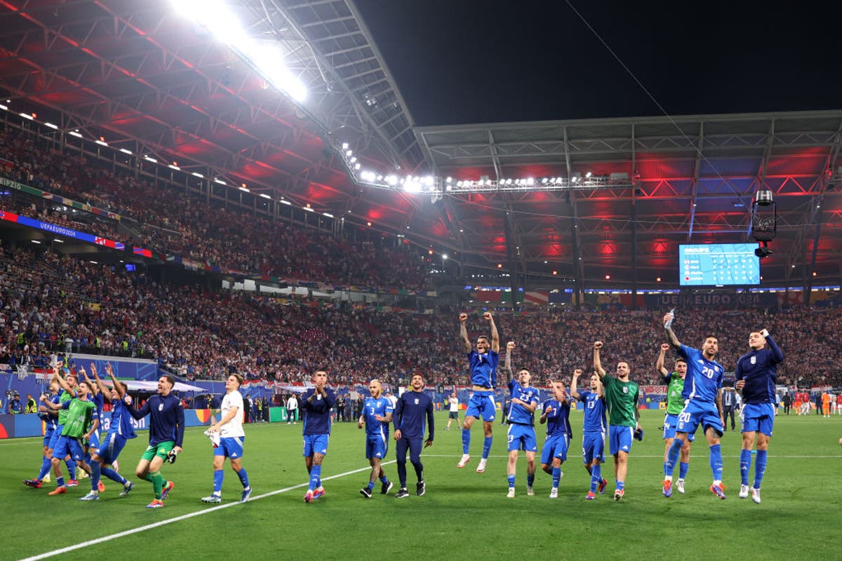 Italia pasó la prueba de valor, pero Croacia se alejó para marcar goles en el último momento y sustituir a Luka Modric.