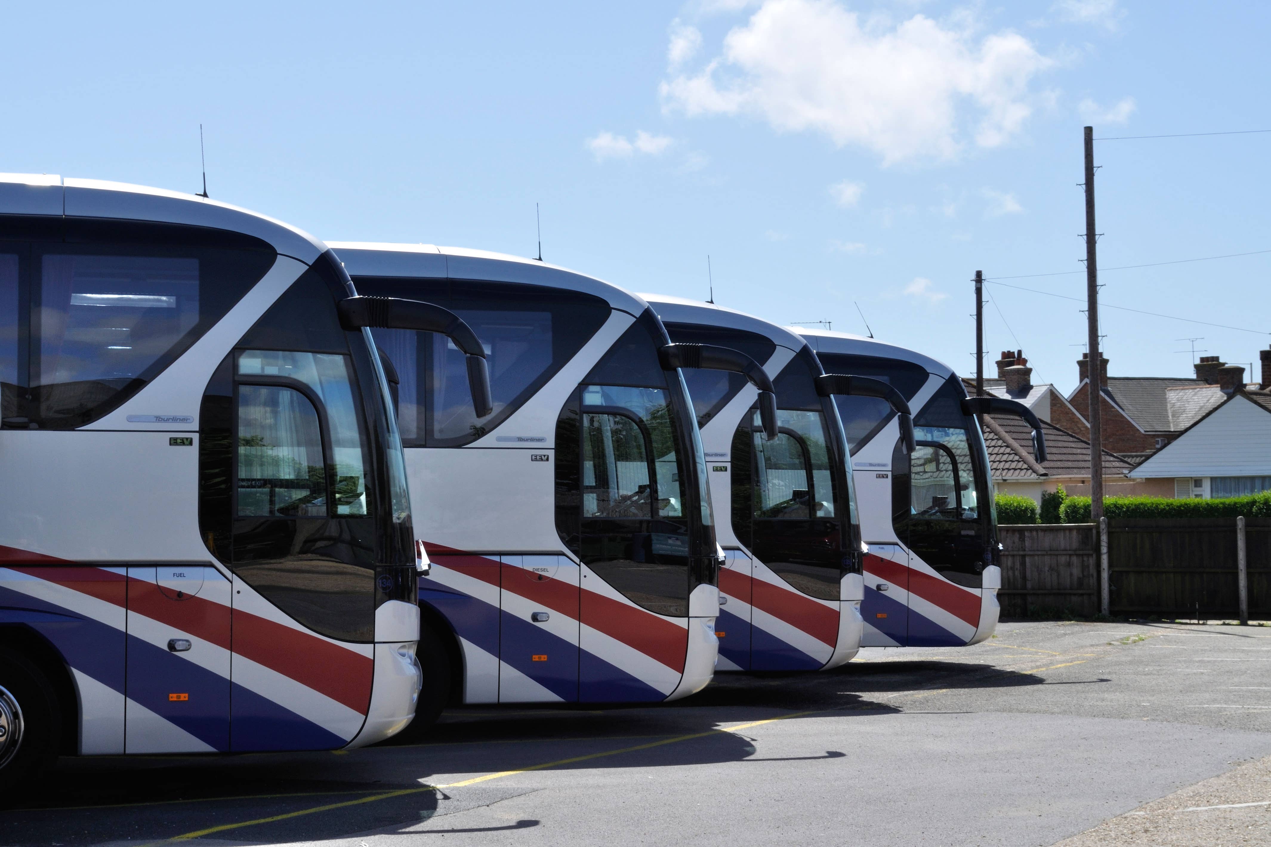 A fleet of luxury coaches should be funded by the next government to boost tourism and reduce car use across the UK, according to a new report (Alamy/PA)