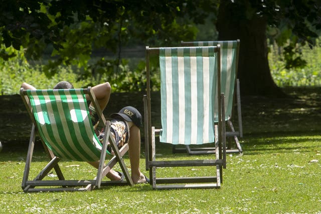 Central London could see temperatures close to 30C on Tuesday (Jeff Moore/PA)