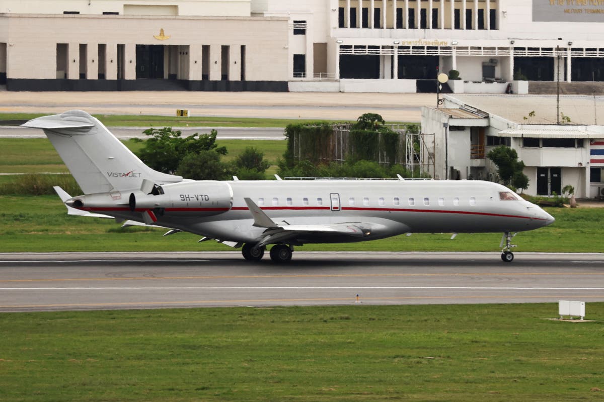Watch view of Bangkok airport where plane carrying Julian Assange has landed