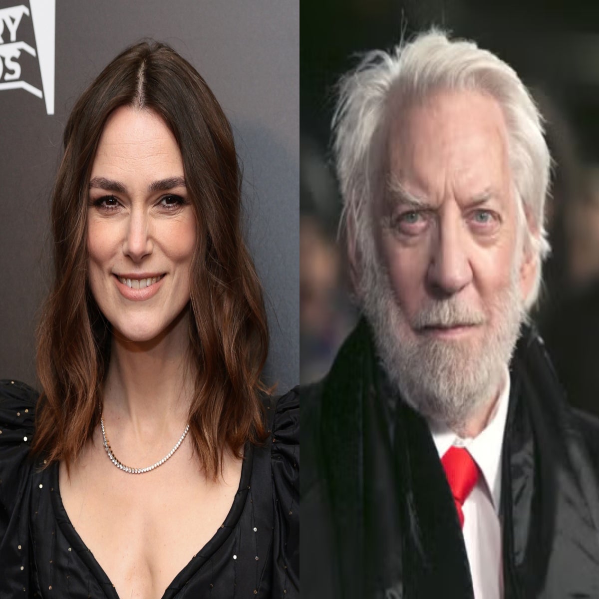 Keira Knightley reveals surprising reason Donald Sutherland once wore a gas  mask to a party