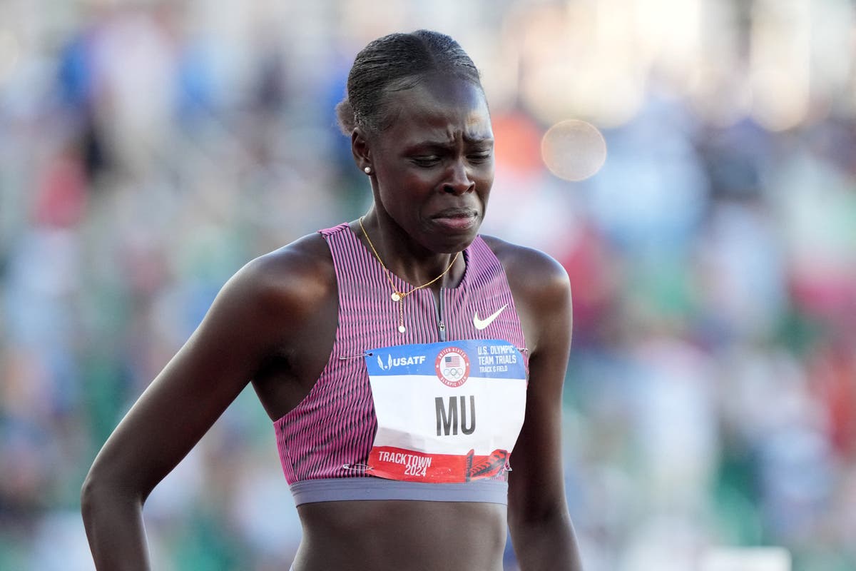 Olympic Games: Athing Mu trips and fails to qualify for Paris 800 metres