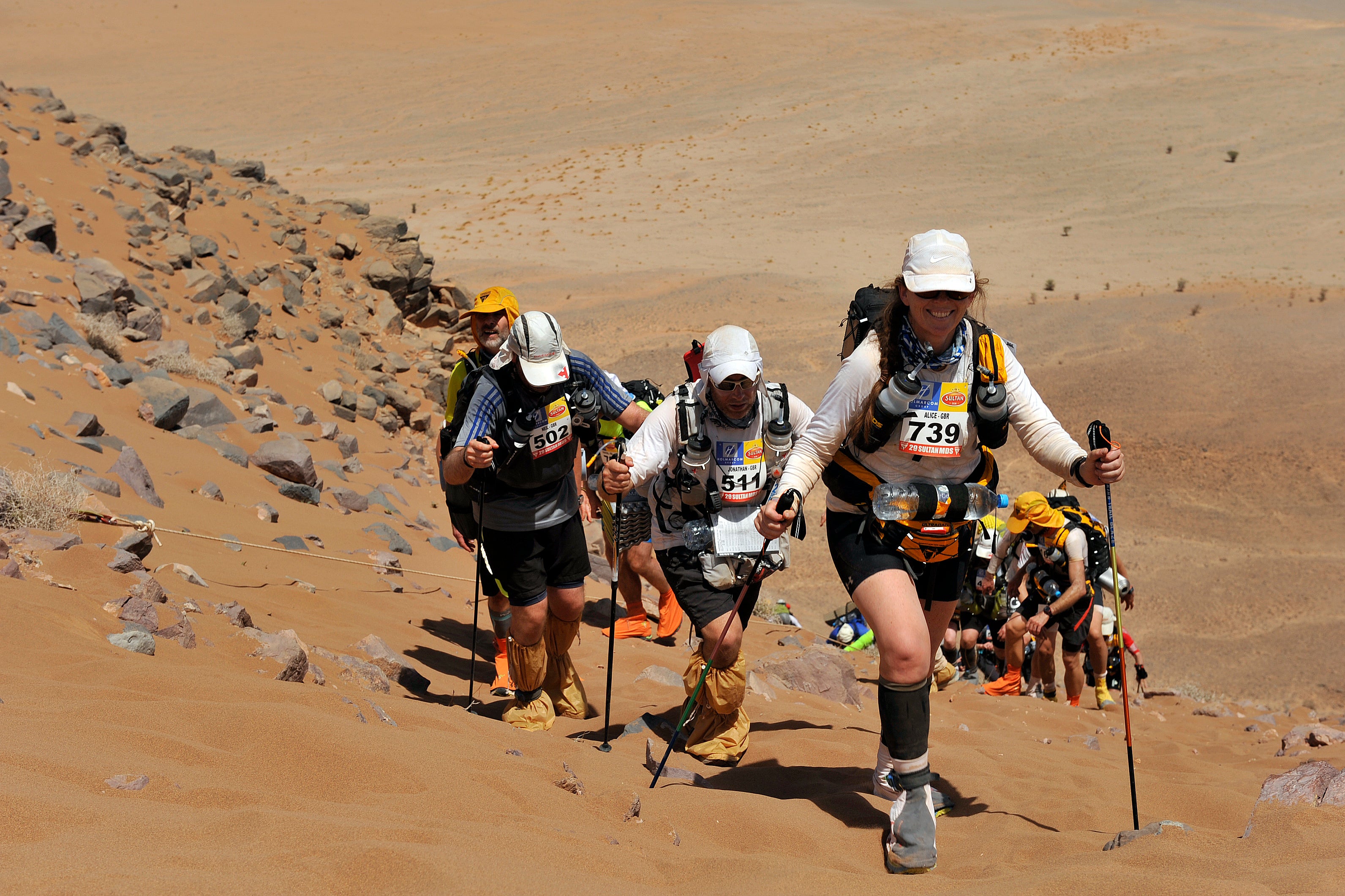 Alice Morrison raced in the hostile environment of the Marathon des Sables