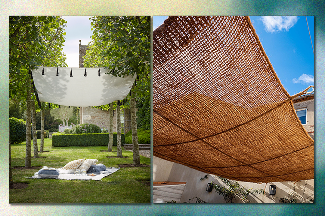 Many shade sails are weather proofed with UV protection and are resistance to the odd shower