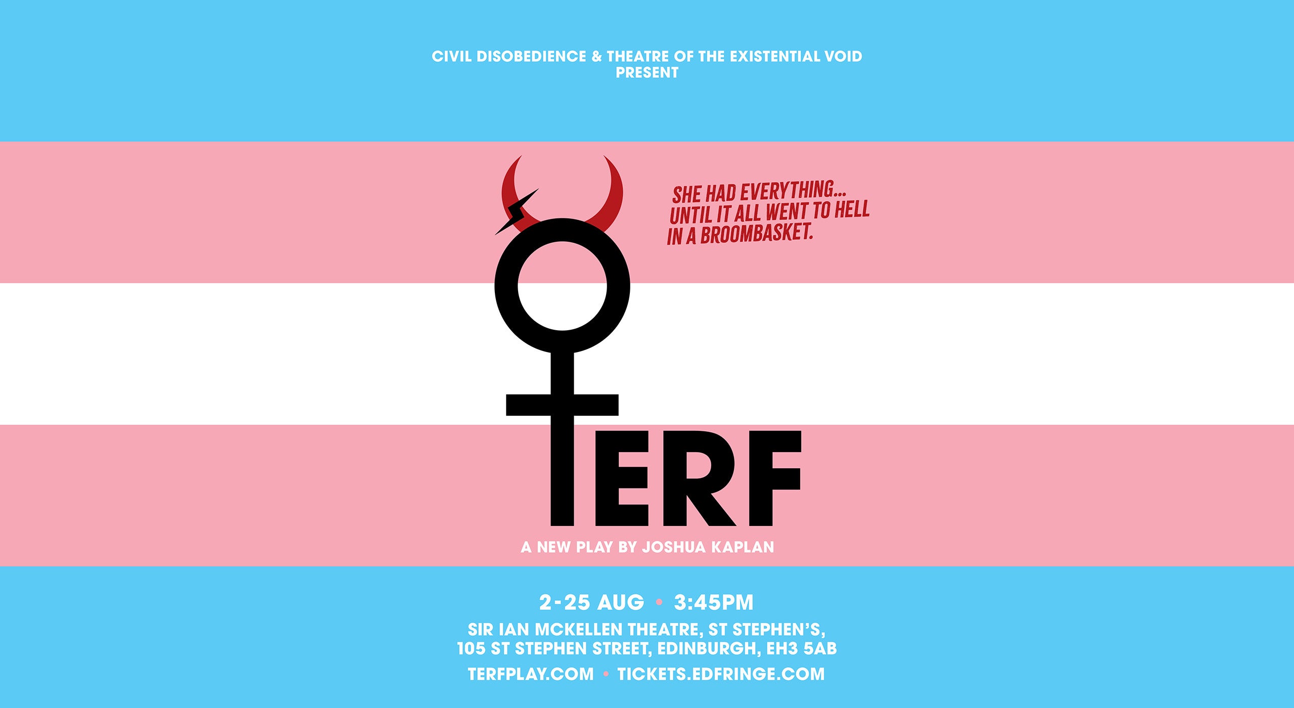 Tickets for TERF are now on sale.