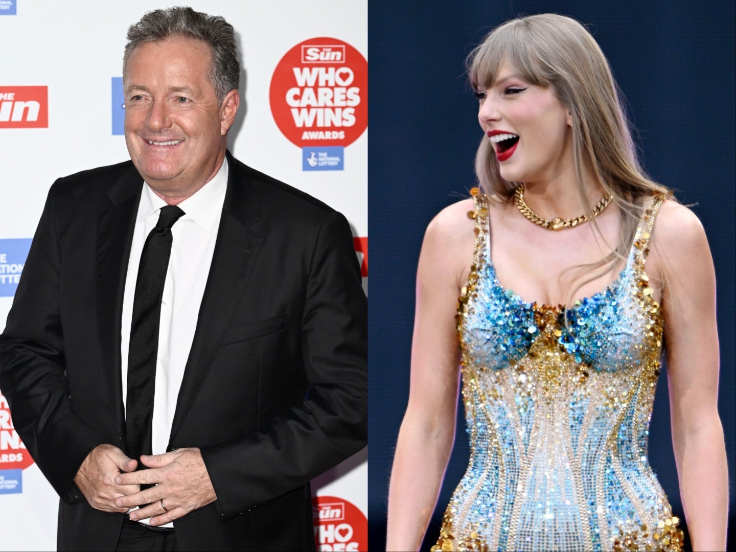 ‘I’ve seen better singers and musicians than Taylor Swift in my time, but she has something that blows other stars away,’ Piers wrote