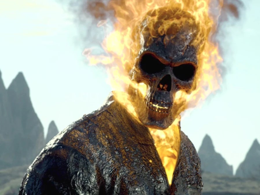 Nicolas Cage in Ghost Rider: Spirit of Vengeance