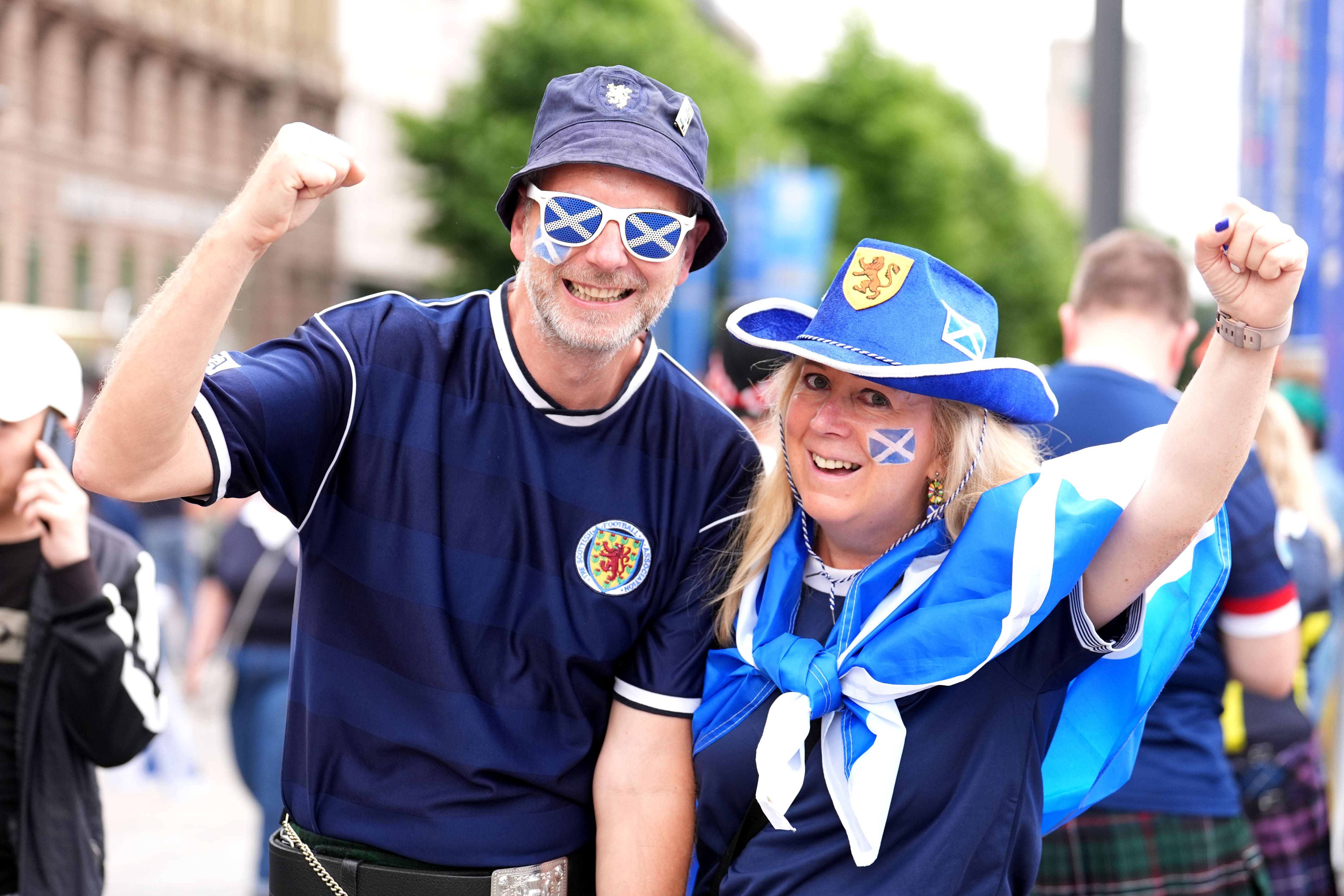 Scotland fans have been hailed as ‘fantastic ambassadors’ for the country (PA)