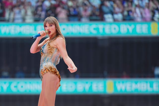 <p>My daughter was so overwhelmed she slept through the whole Taylor Swift concert  </p>