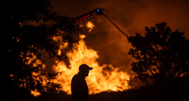 Recycling Plant Fire