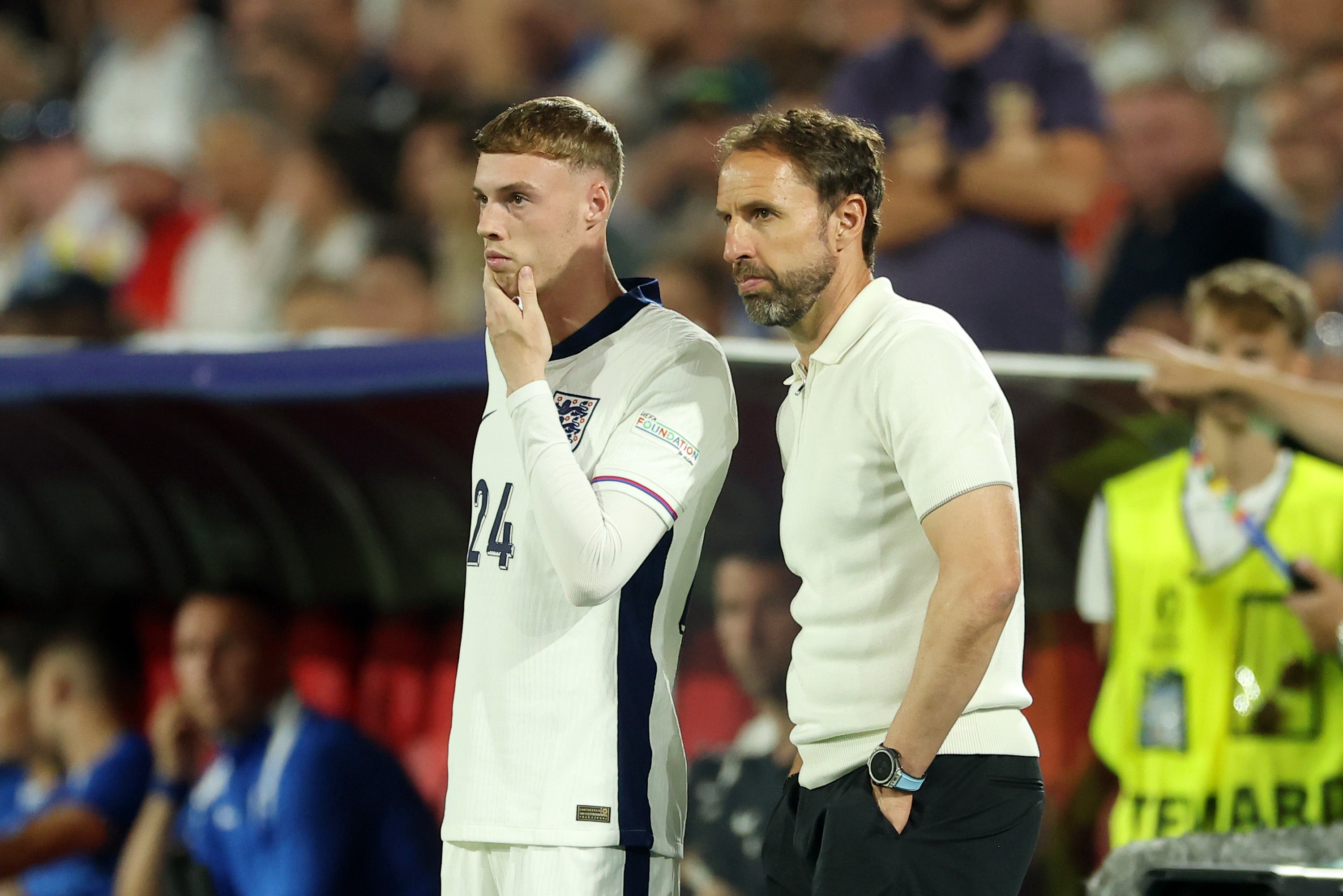 Gareth Southgate (right) came in for criticism after England’s 0-0 draw