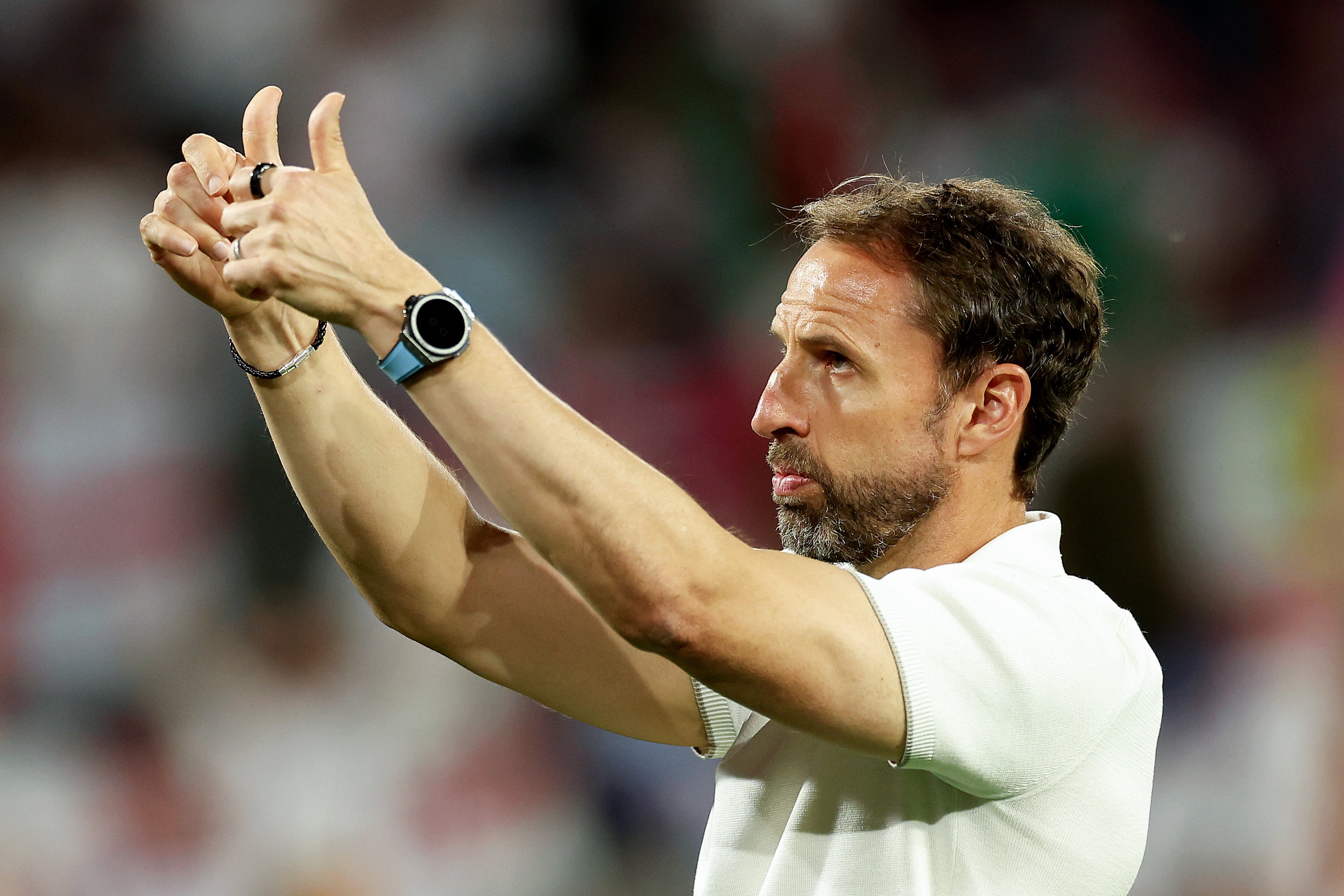 Gareth Southgate has indicated that he will continue to go and acknowledge England fans after each game