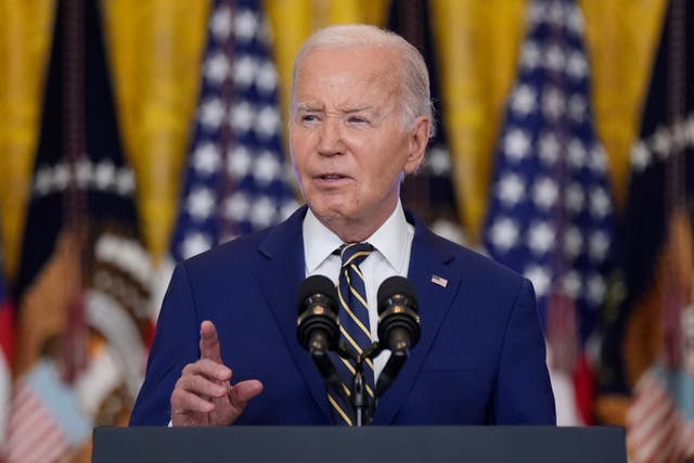 <p>President Joe Biden pardons veterans who were convicted under a military law banning gay sex </p>