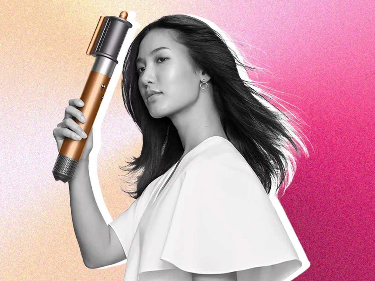 Dyson blow dryer curling iron online