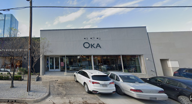 <p>Oka’s store in Dallas, which is closing down</p>