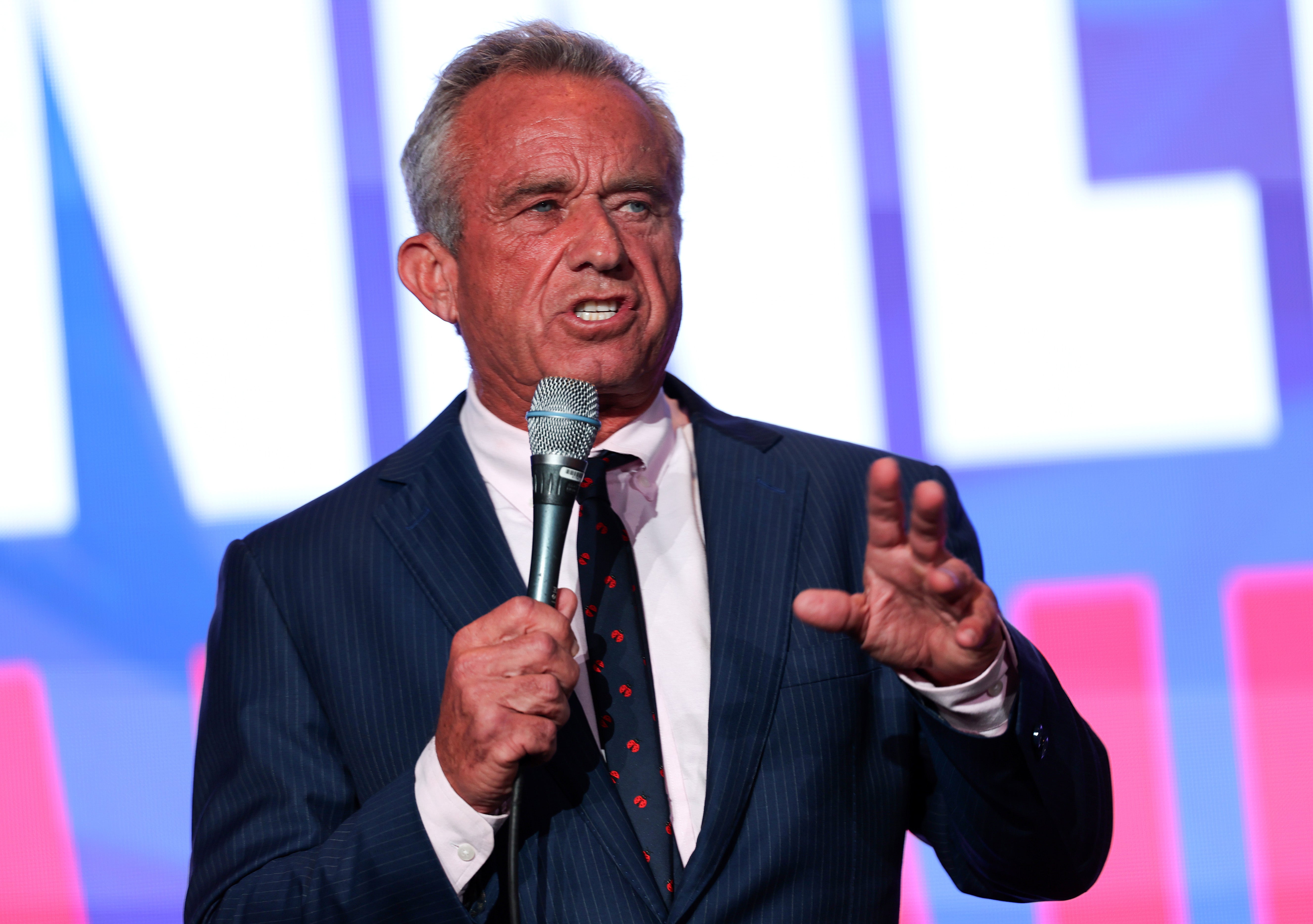 Independent presidential candidate Robert F. Kennedy Jr. speaks at the Libertarian National Convention on May 24