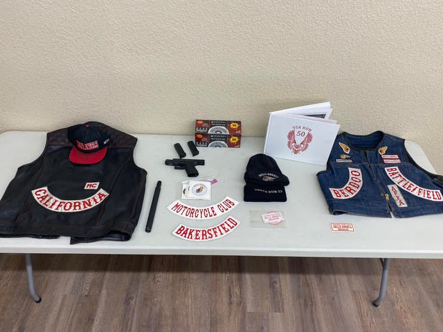 <p>Officers arrested an entire chapter of the Hells Angels Motorcycle Club and hit them with several charges, including assault, robbery, kidnapping and elder abuse</p>