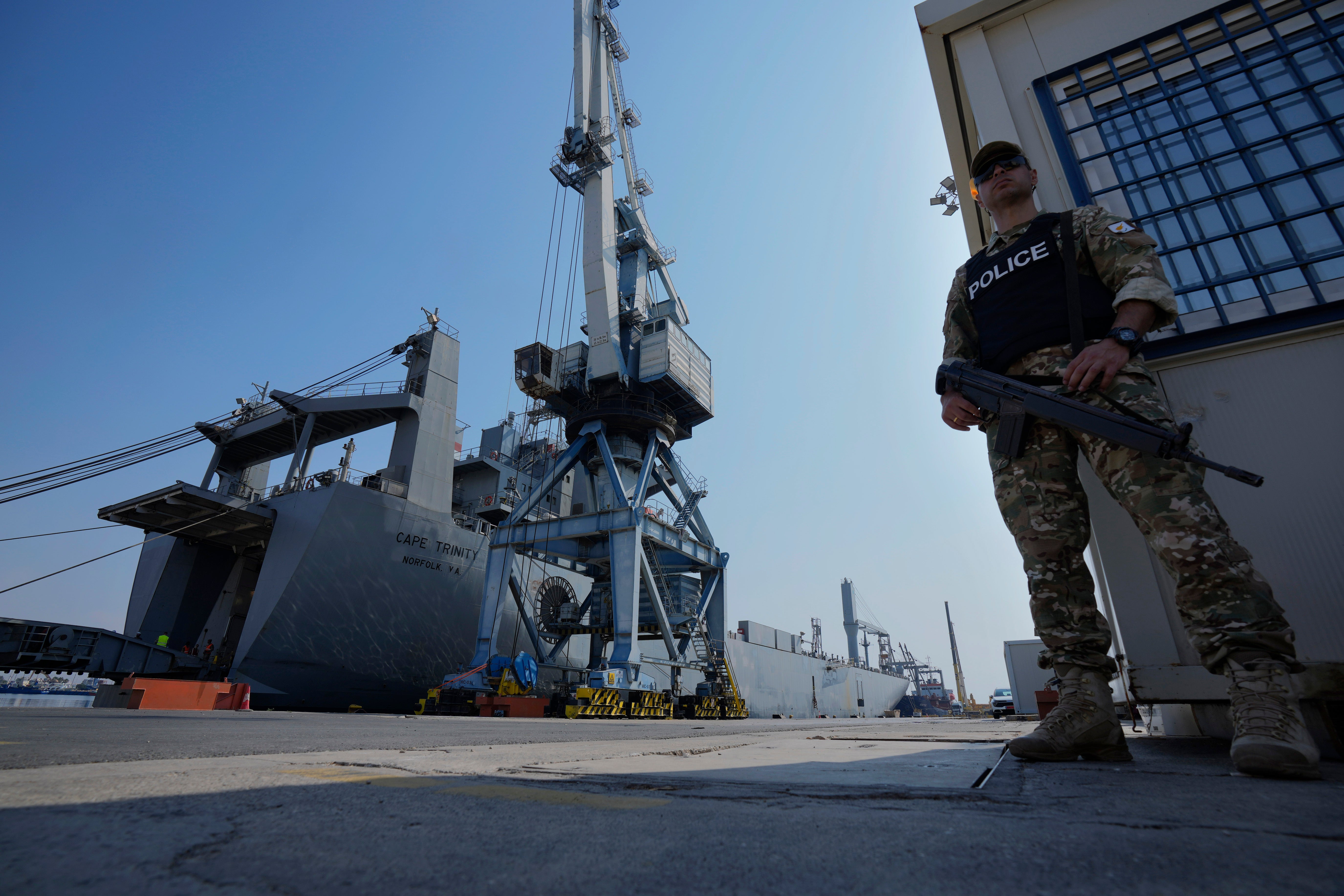 Cyprus Israel Palestinians Aid Corridor