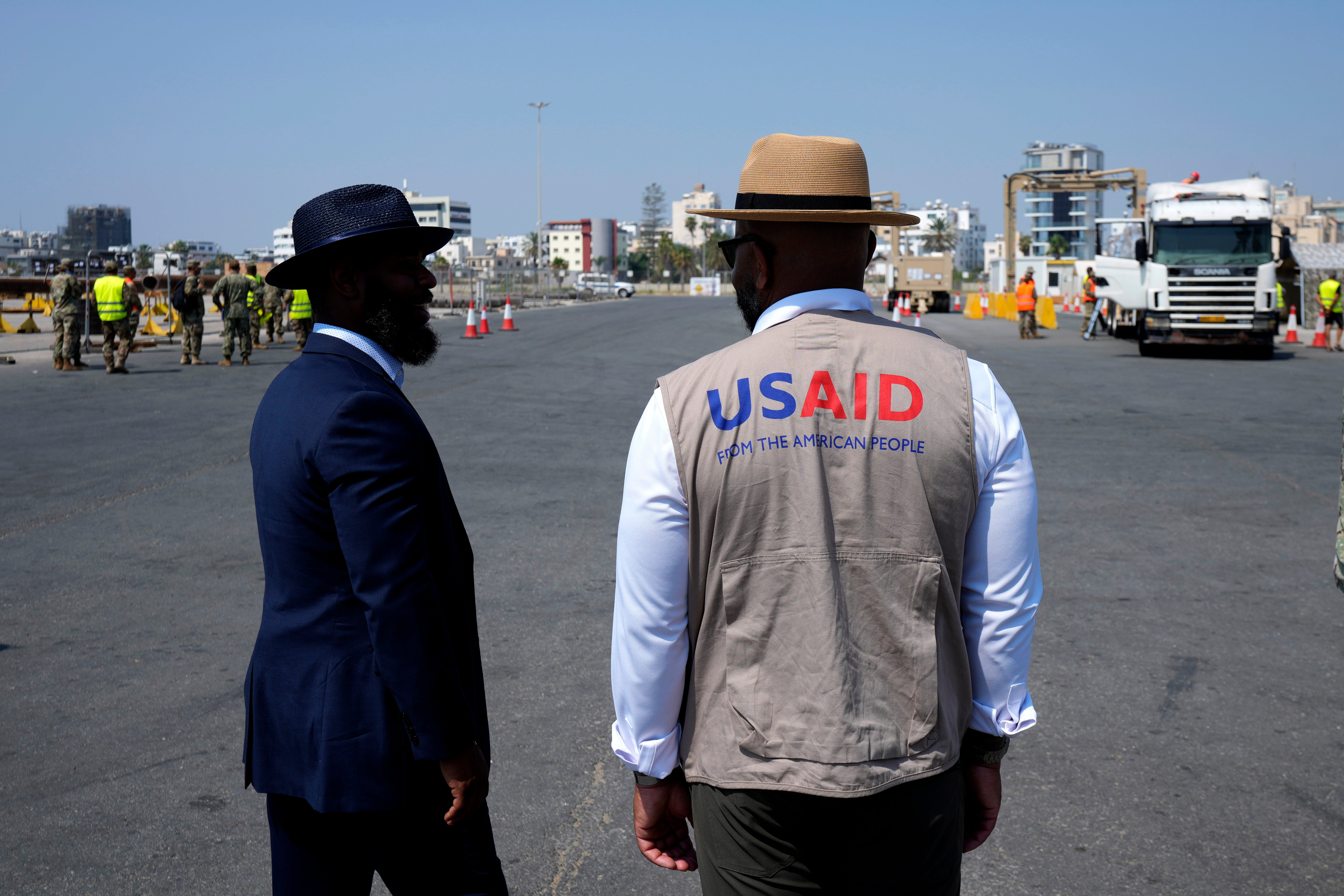 Cyprus Israel Palestinians Aid Corridor