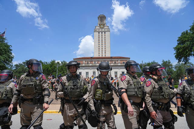 Israel-Palestinians-Campus Protest-Texas