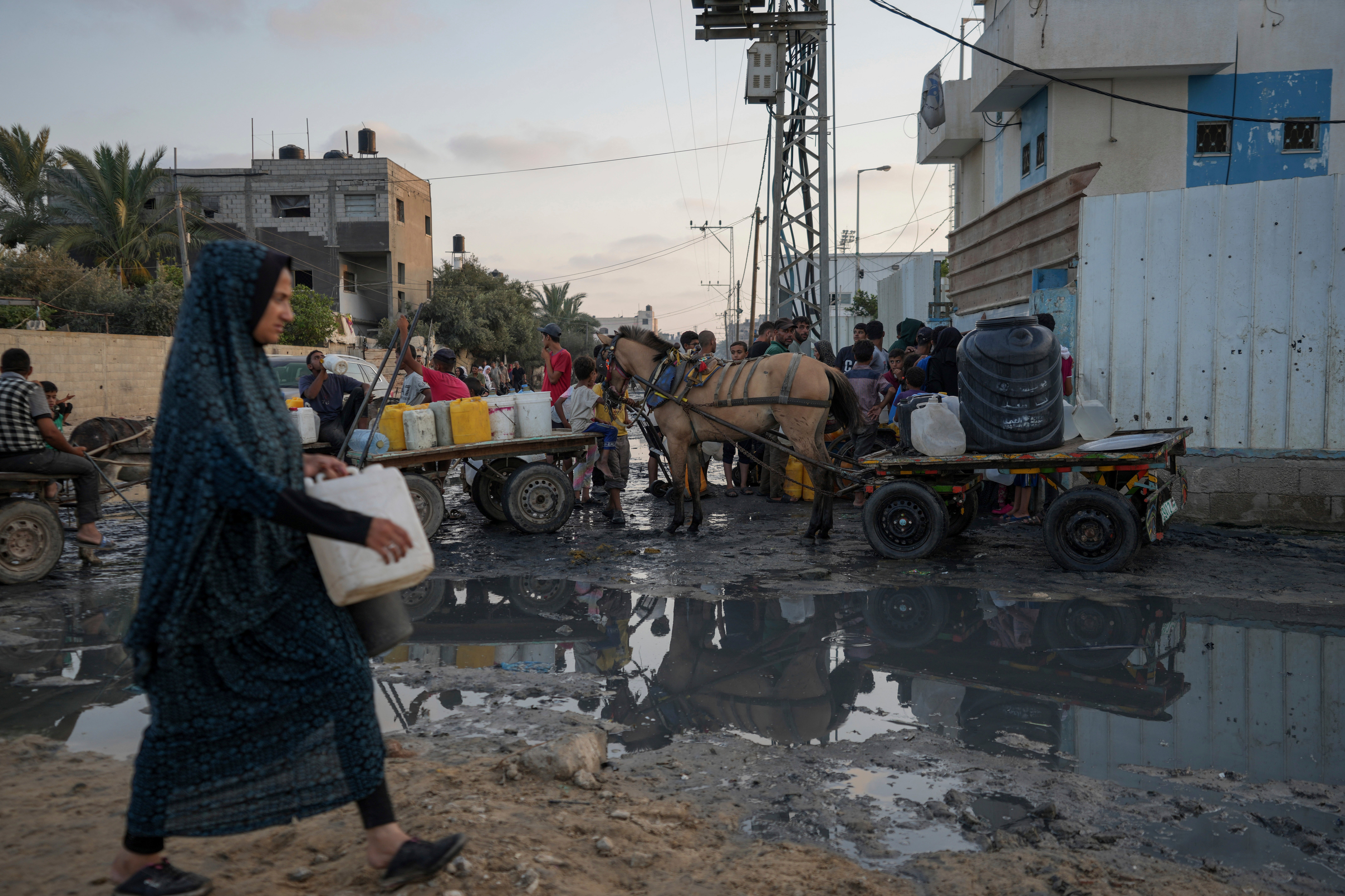 Israel Palestinians Gaza Sewage