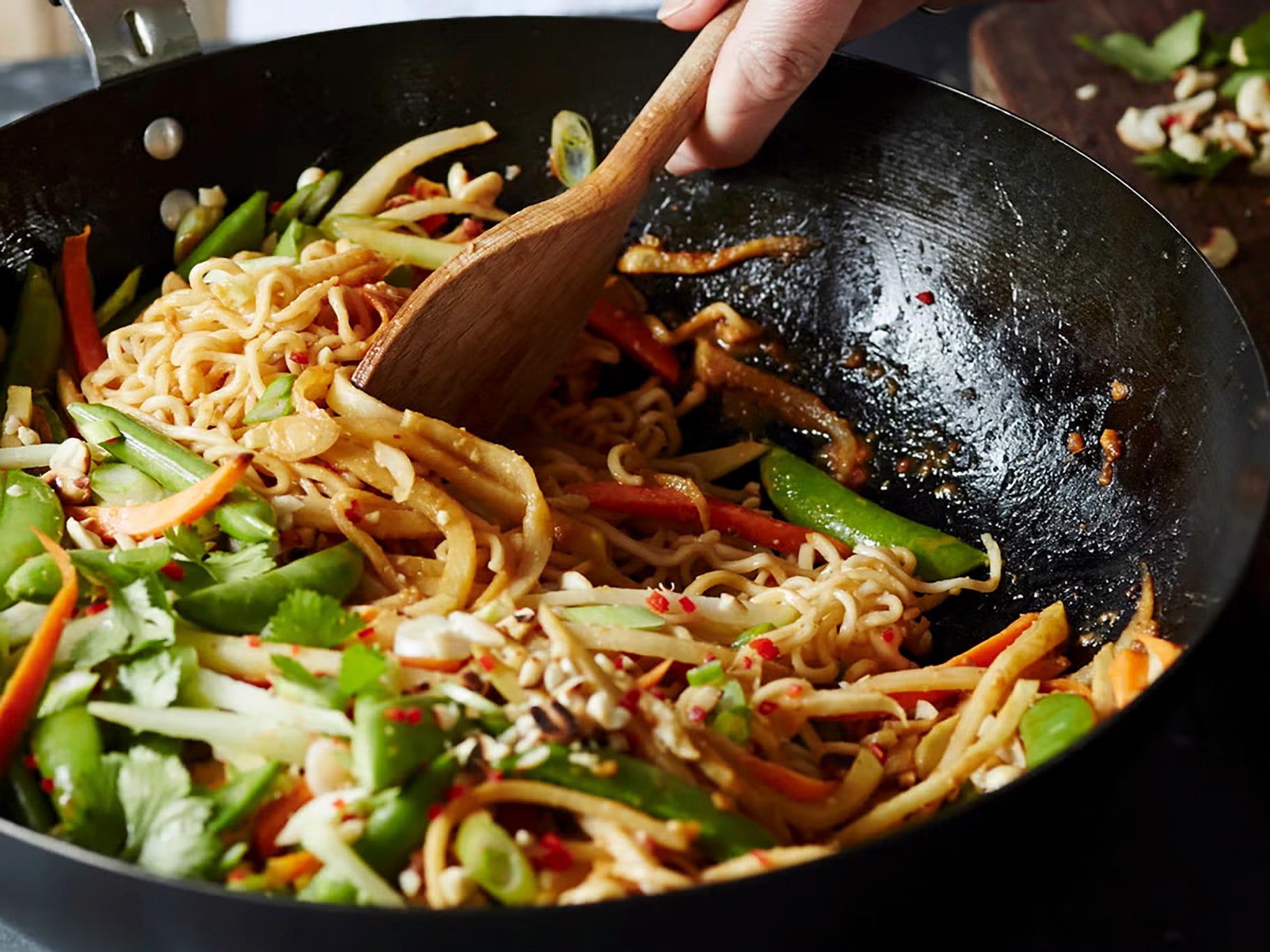 Kohlrabi absorbs all the spicy deliciousness in this stir-fry