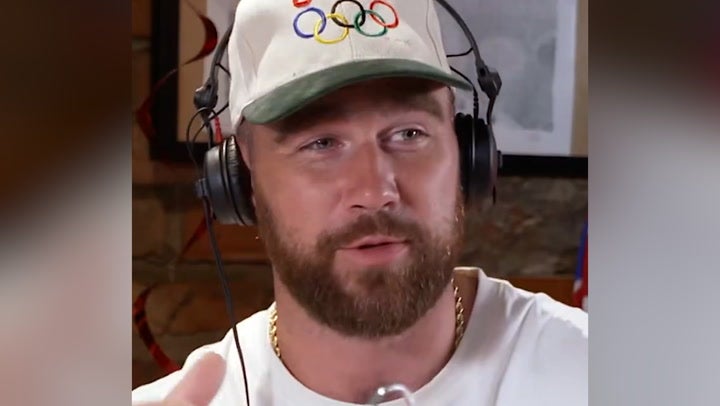 <p>Travis Kelce reveals what he thinks about royal family after Taylor Swifts’s Eras selfie.</p>