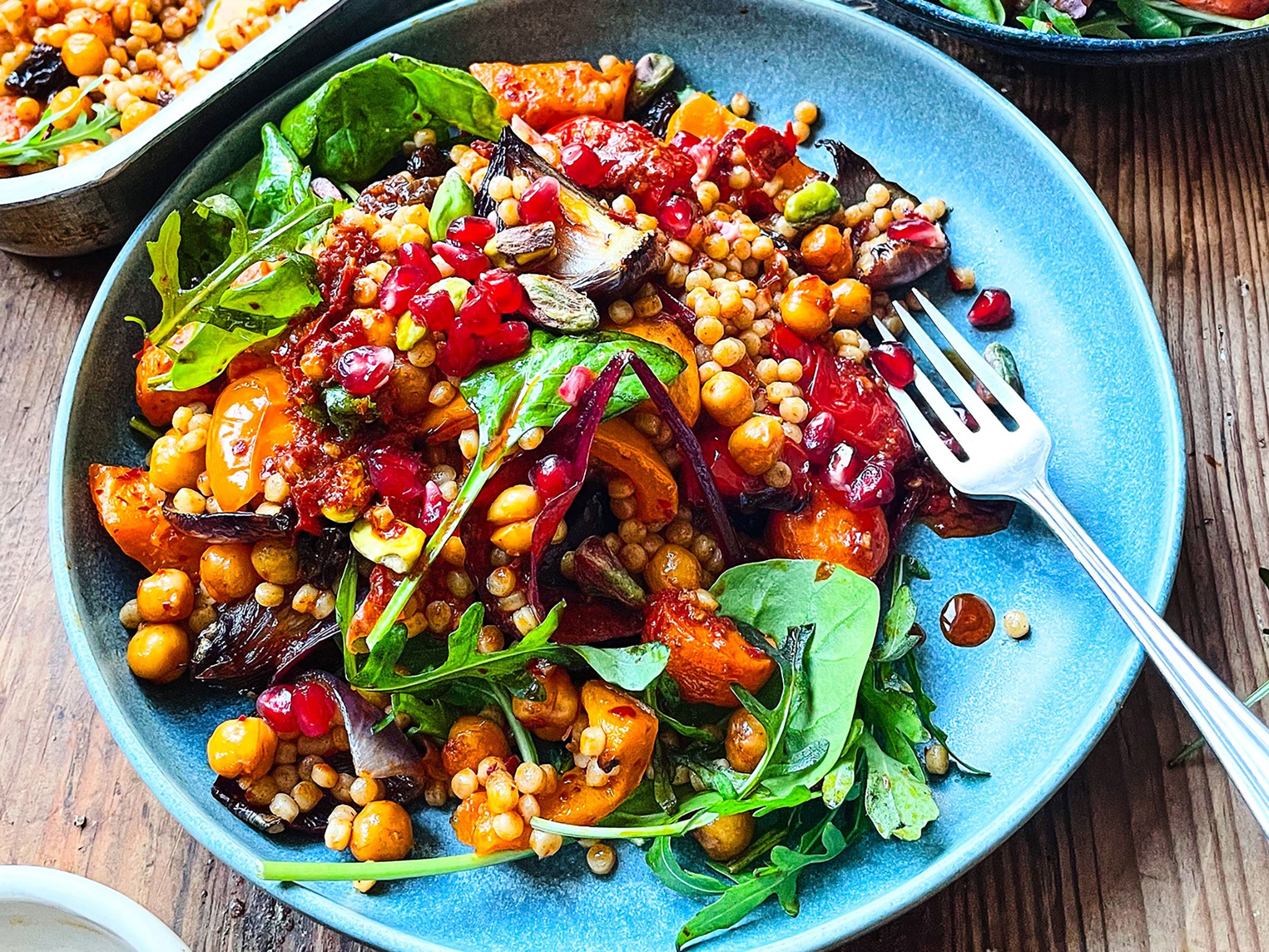 Packed with peppers, carrots and sweet potato, this Moroccan salad maximises your beta-carotene levels