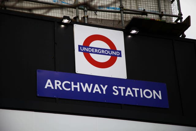 A 101-year-old London Underground passenger was seriously injured after being dragged along a platform when their coat became trapped in a Tube train door (Alamy/PA)