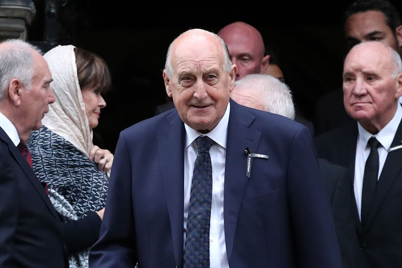 Former Newcastle United chairman Sir John Hall, pictured in 2017, stopped backing the Tories and became a Reform UK donor during the election