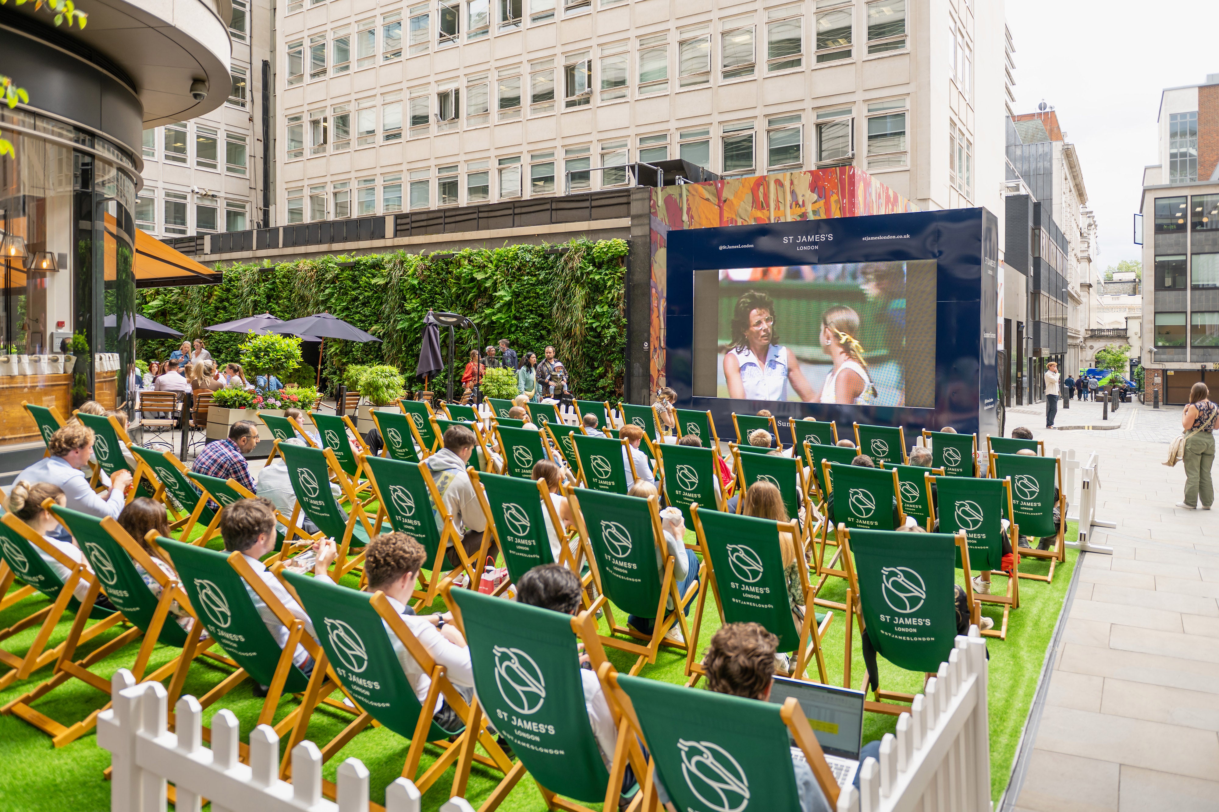 Summer Screens will stay at St James’s Market until 8 September