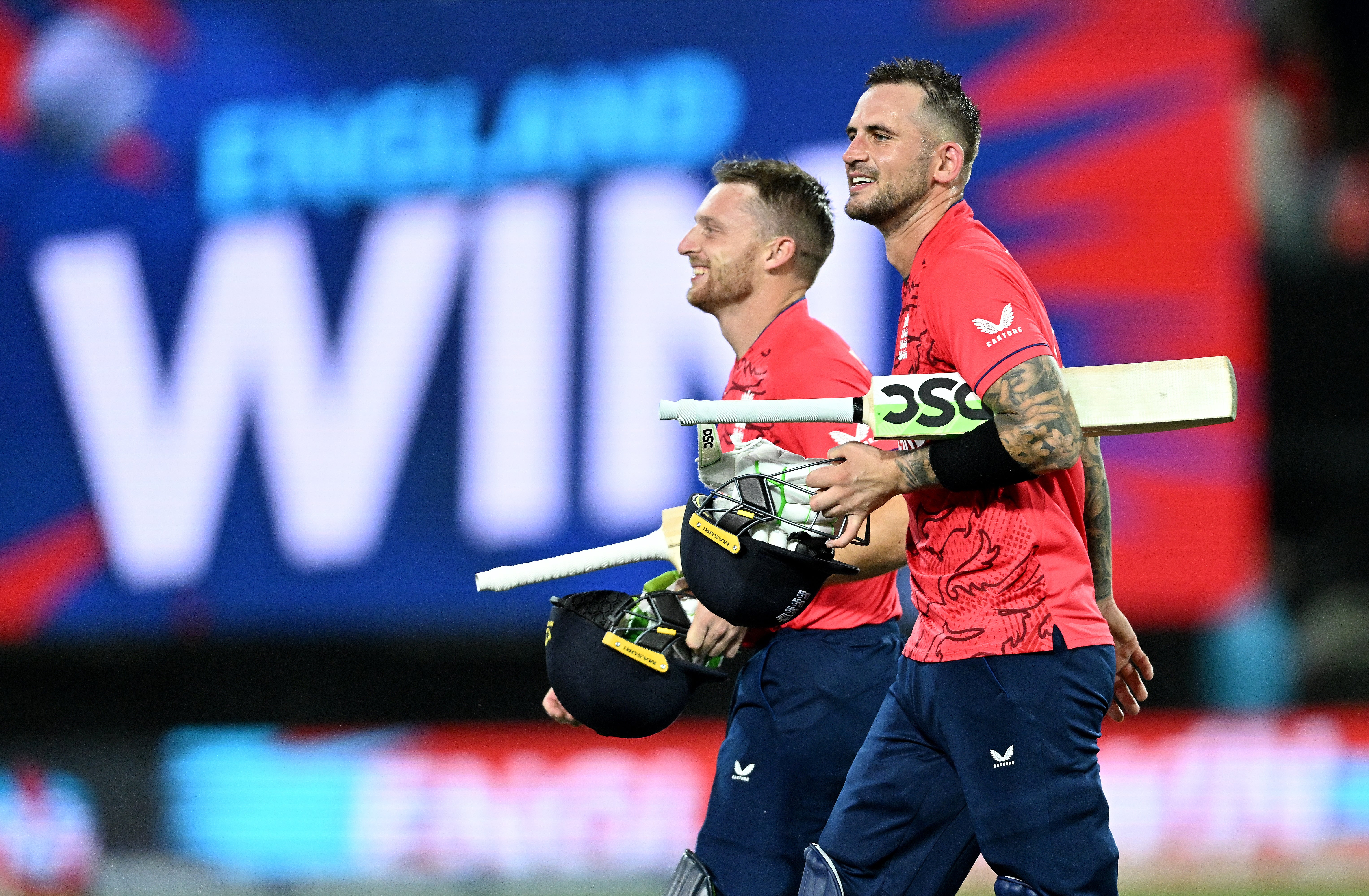 Jos Buttler (left) and Alex Hales fired England to an impressive semi-final win over India at the Adelaide Oval (PA Wire)