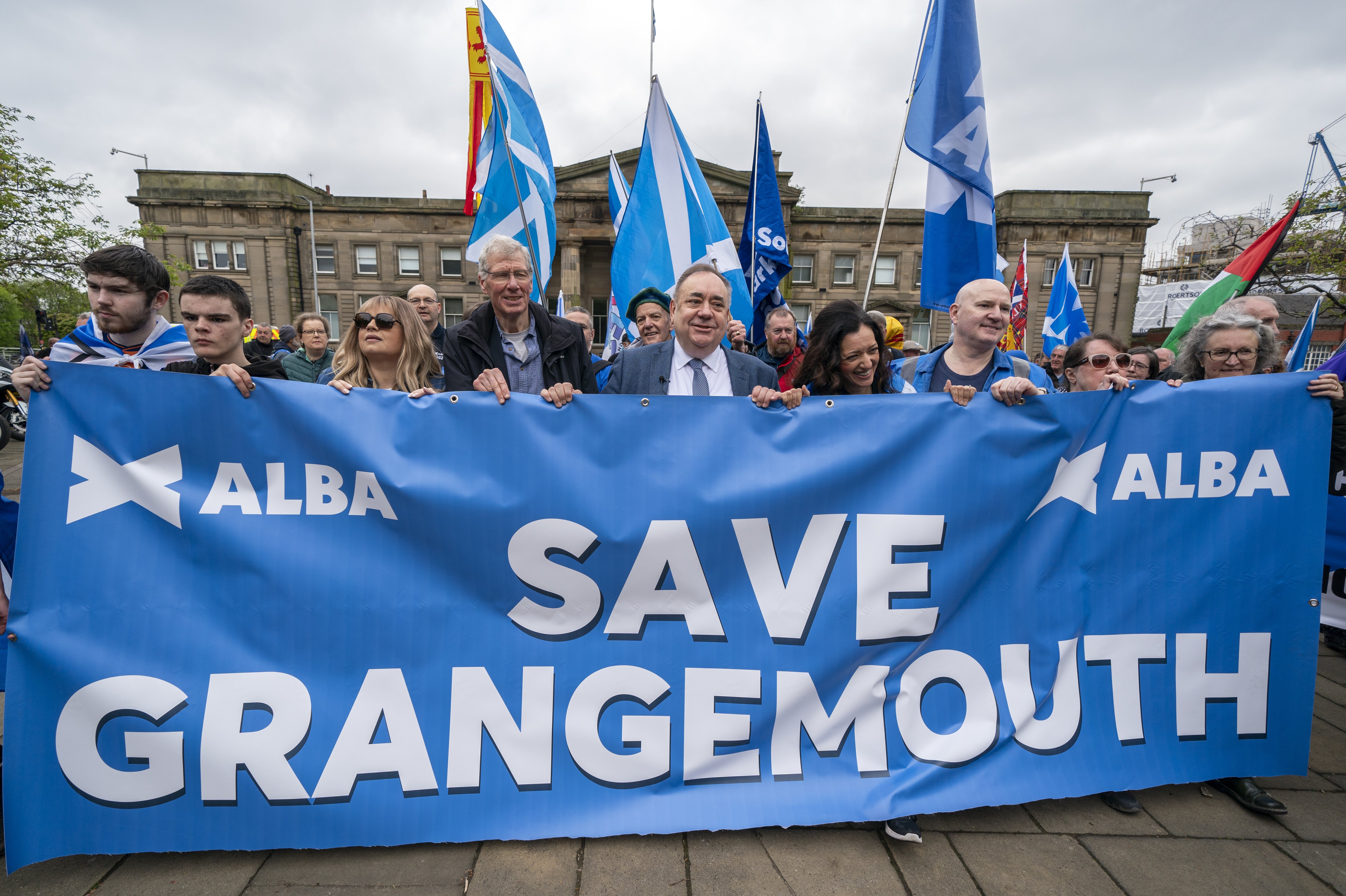 The Grangemouth refinery’s future has become a key issue for Alba (Jane Barlow/PA)