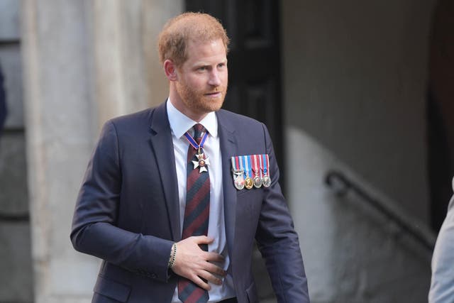 The Duke of Sussex is bringing a High Court claim against News Group Newspapers over allegations of unlawful information gathering (Yui Mok/PA)