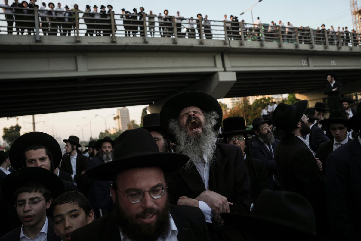 Jewish Block Ultra-Orthodox Jews block highway to protest Israel's new mandatory ...