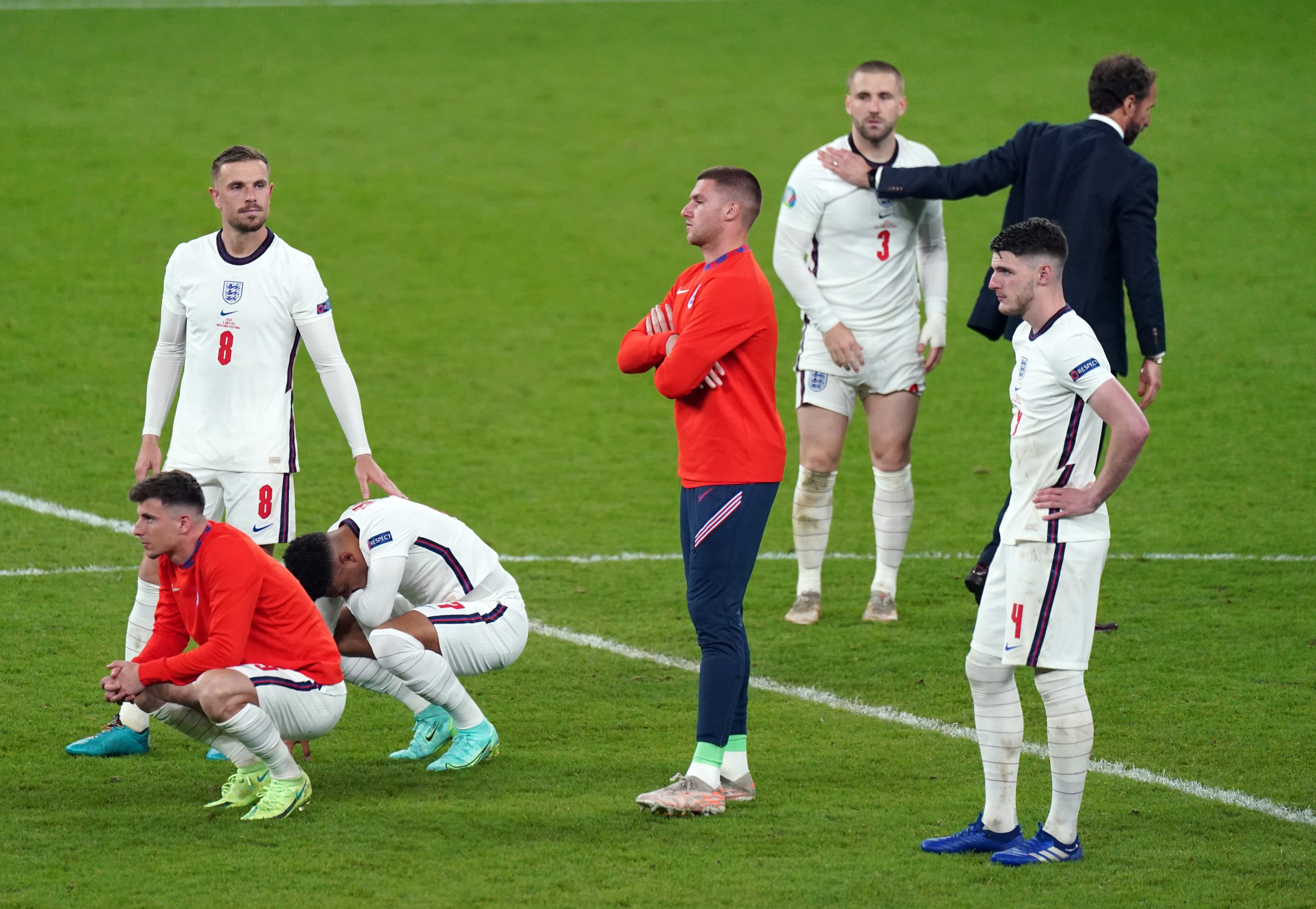 England lost the Euro 2020 final on penalties (Mike Egerton/PA)