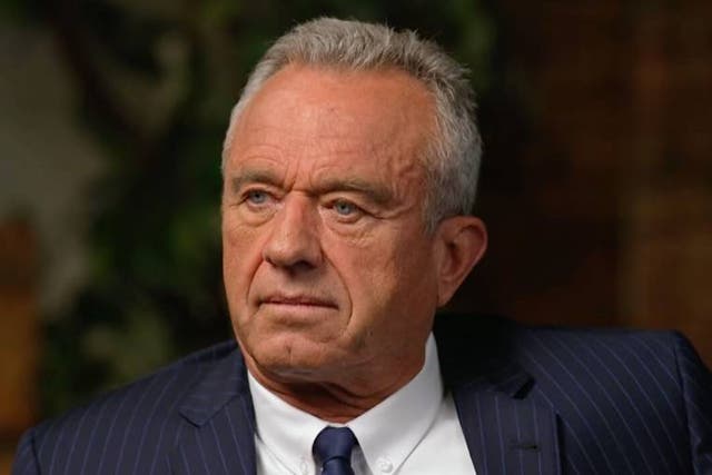 <p>Robert F Kennedy, Jr, speaks with Dr Phil on June 27, 2024.</p>