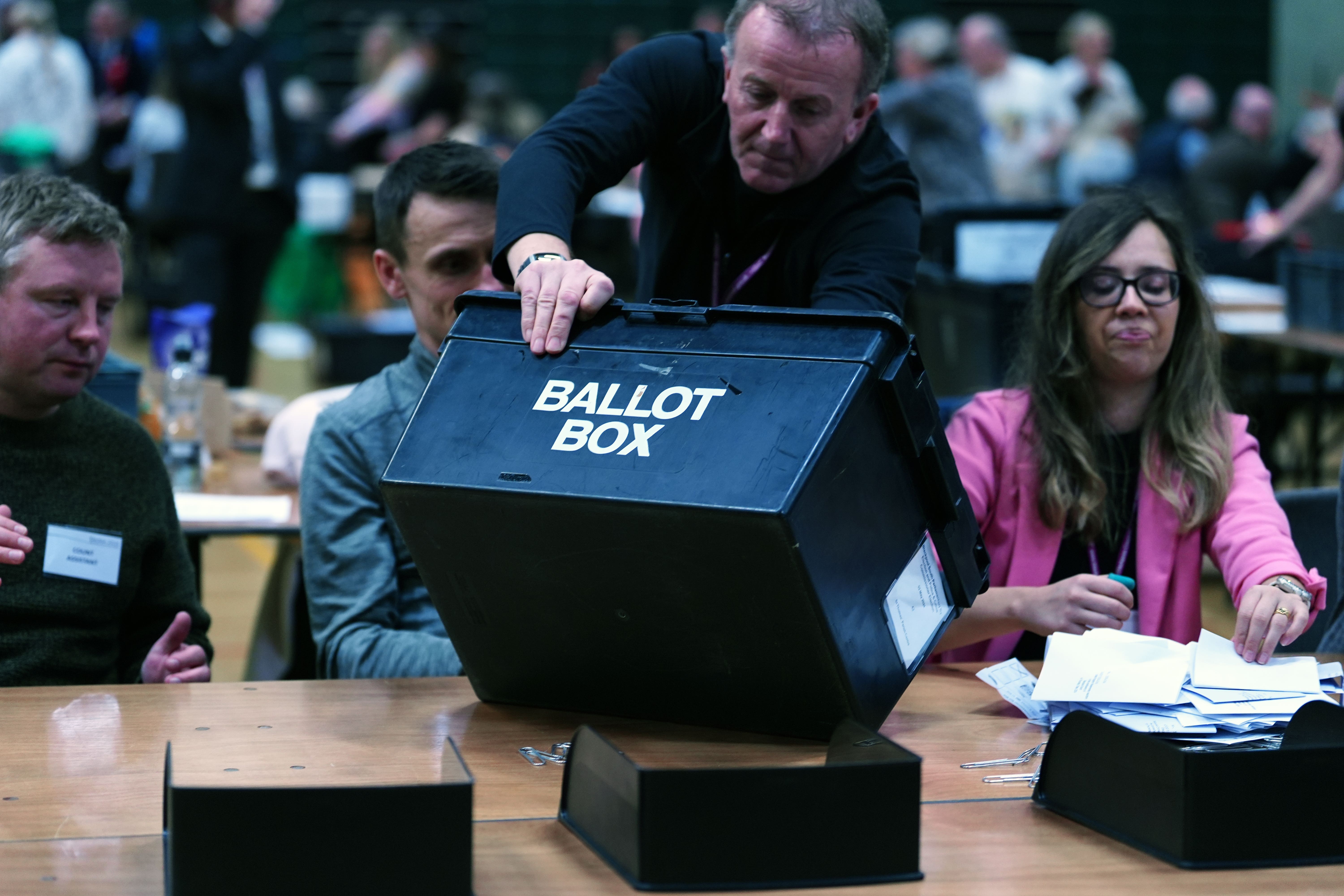 Turnout at every UK general election so far this century has been below 70% (Peter Byrne/PA)