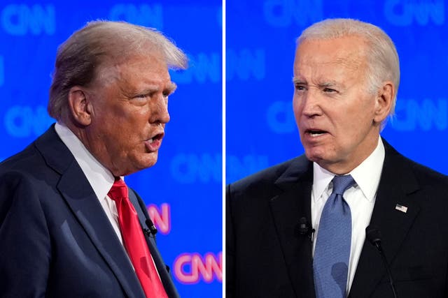 <p>Joe Biden slammed Donald Trump over his alleged affair with adult film star Stormy Daniels </p>