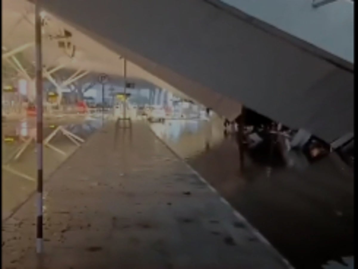 Delhi airport roof collapse leaves one person dead as heavy rains hit India capital