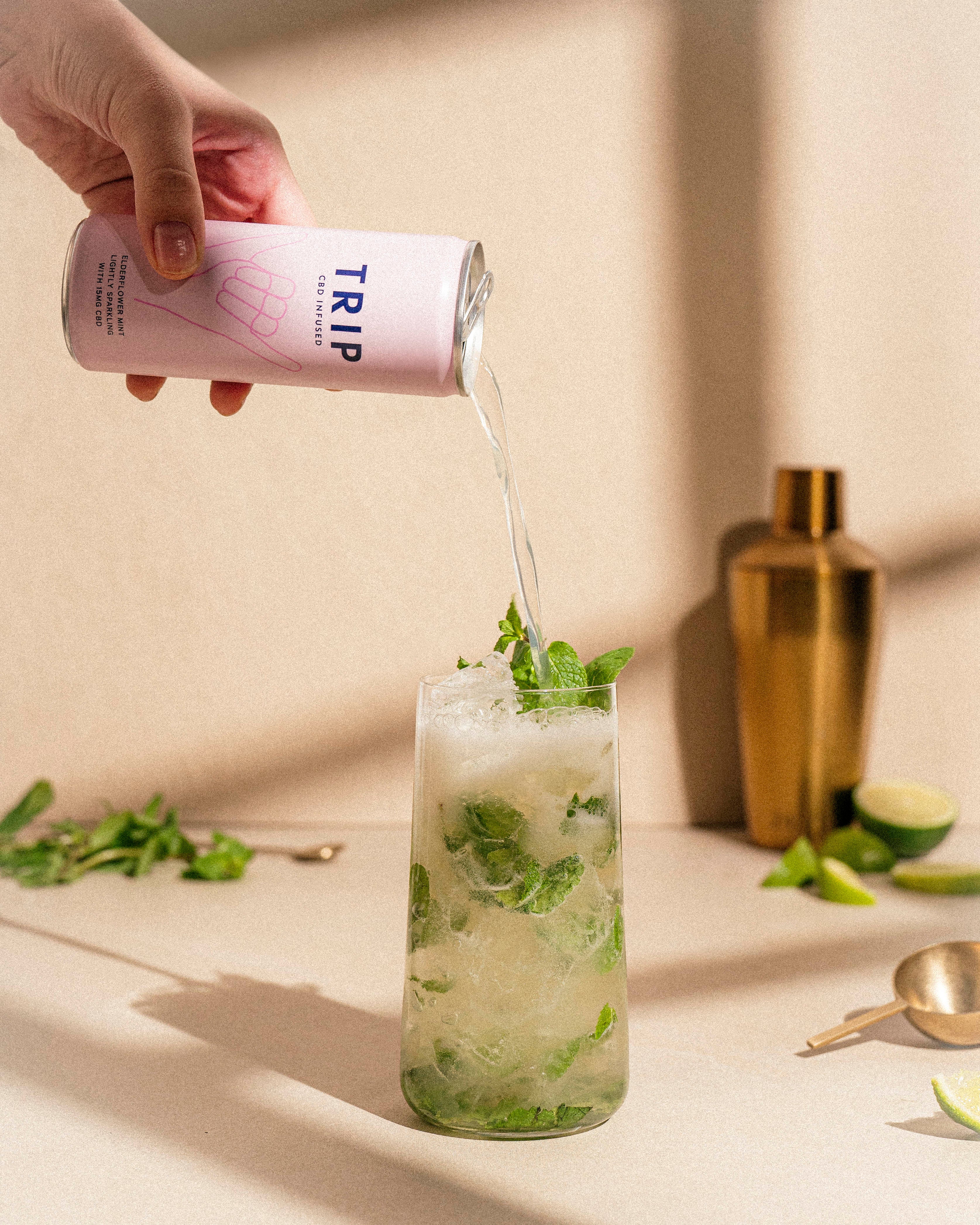 Trip’s eldeflower drink is a light alternative to a spring cocktail (Trip/PA)