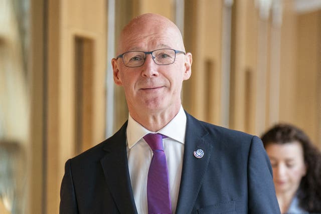 First Minister John Swinney is launching a campaign bus (Jane Barlow/PA)